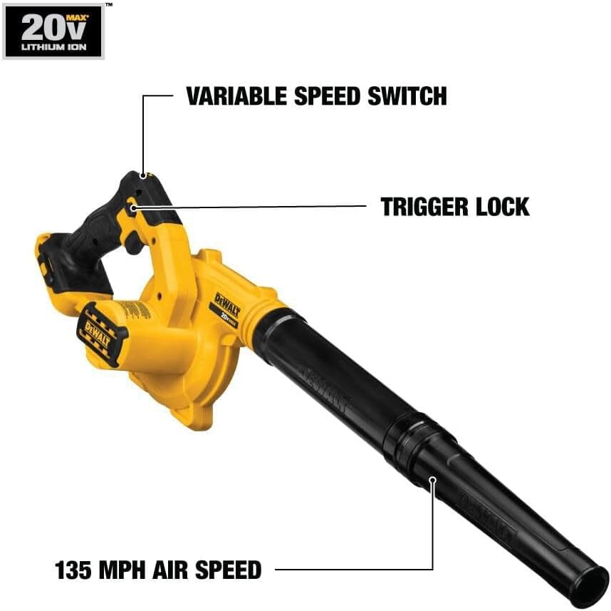 DEWALT 20V MAX Blower, 100 CFM Airflow (DCE100B) Review
